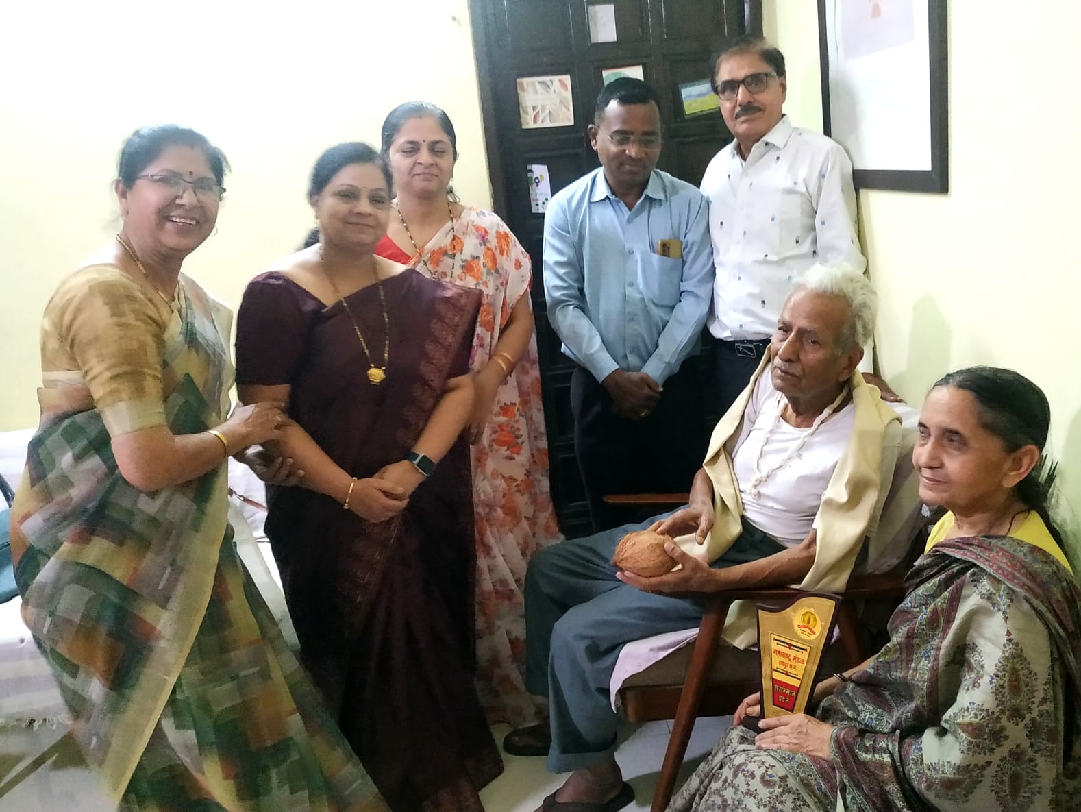  सुप्रसिद्ध वरिष्ठ साहित्यकार विनोद कुमार शुक्ला का महाराष्ट्र मंडल ने किया सम्मान