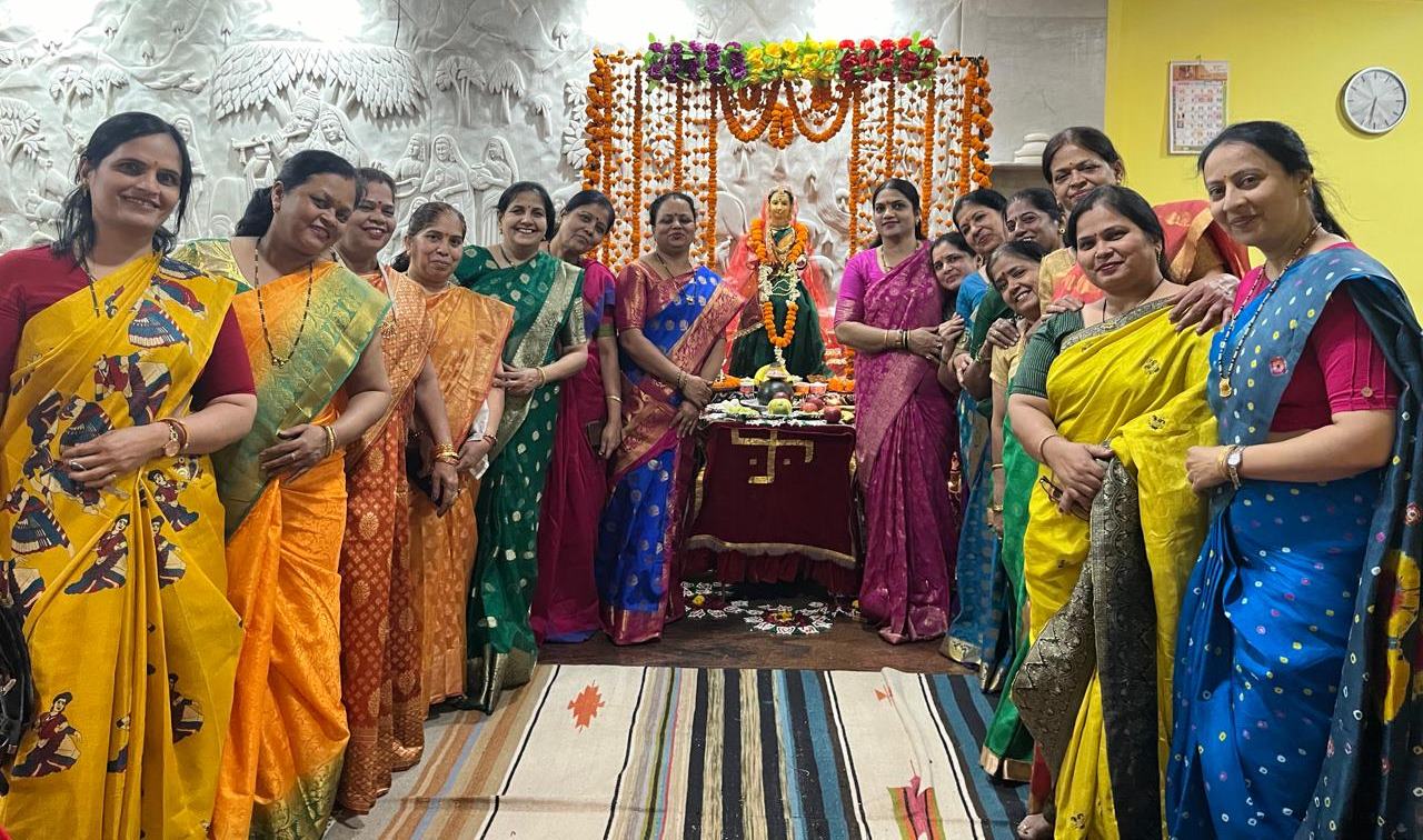 रामनवमीं के पूर्व हुई माता कौशल्या की गोद भराई रस्म