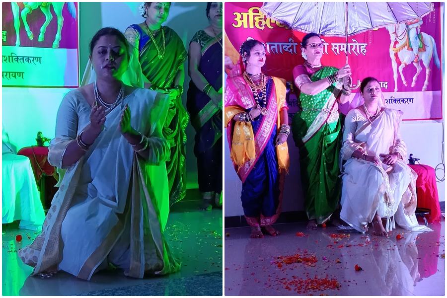 देवी अहिल्याबाई का न्याय देख सभागृह की हर एक नारी हुई गौरवान्वित