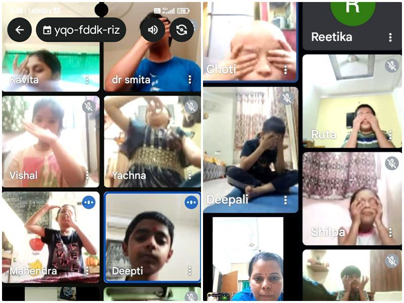 बाल संस्&zwj;कार शिविर में बच्&zwj;चों के प्रदर्शन से पालक भी अभिभूत