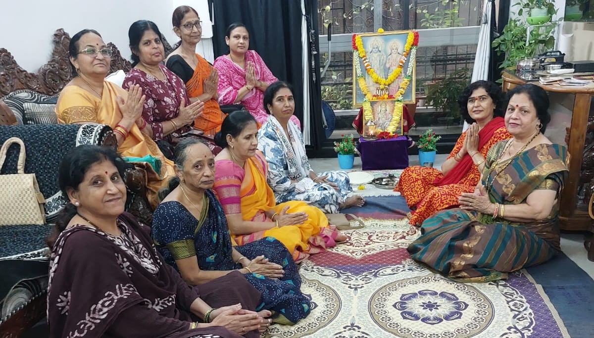 मंडल की छह महिला केंद्रों में हुआ रामरक्षा स्तोत्र और हनुमान चालीसा पाठ