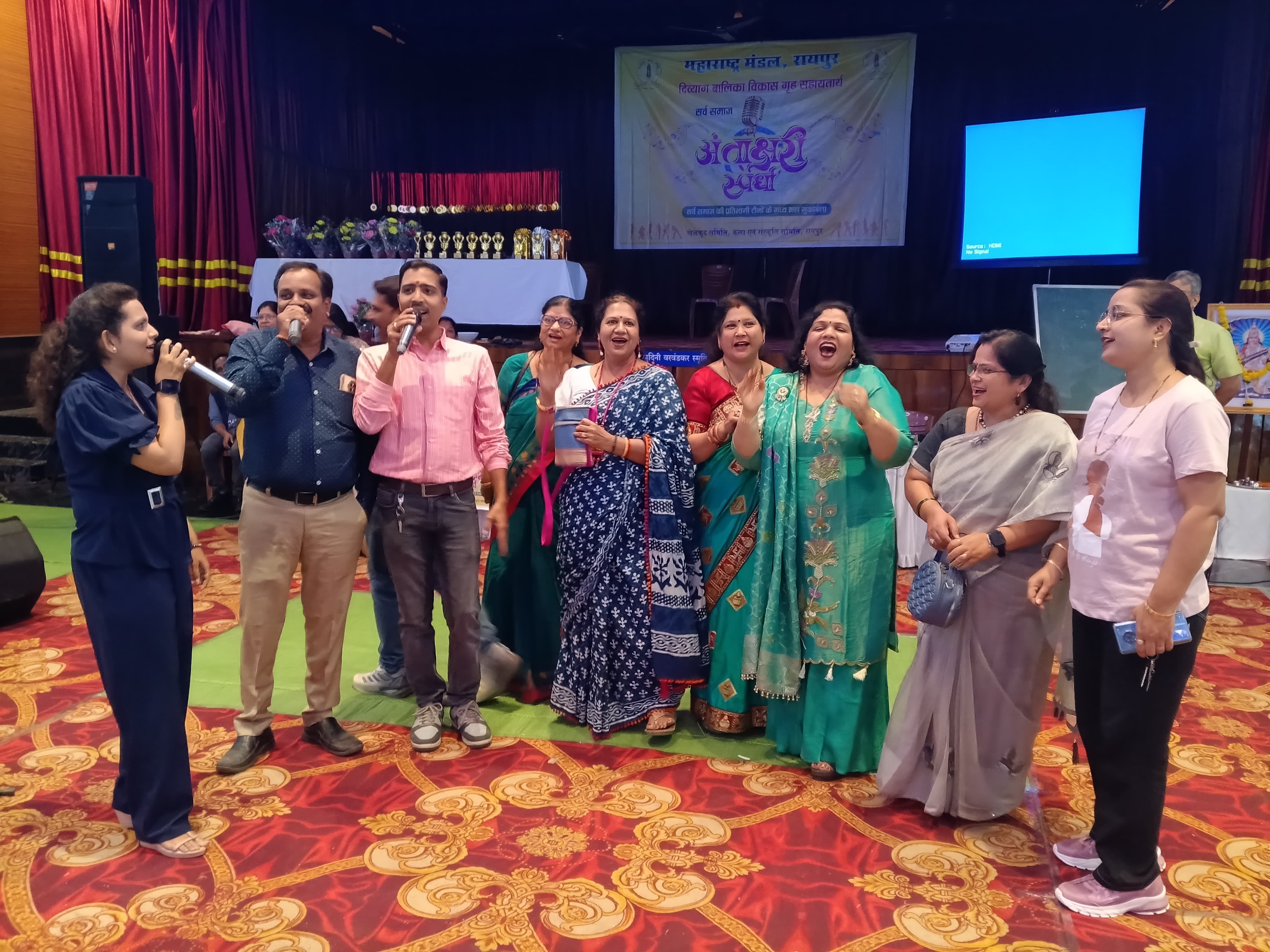 अंताक्षरी दूसरा राउंडः शिवरंजनी ग्रुप विजयी.... सुर संतृप्ति ने दी कांटे की टक्कर