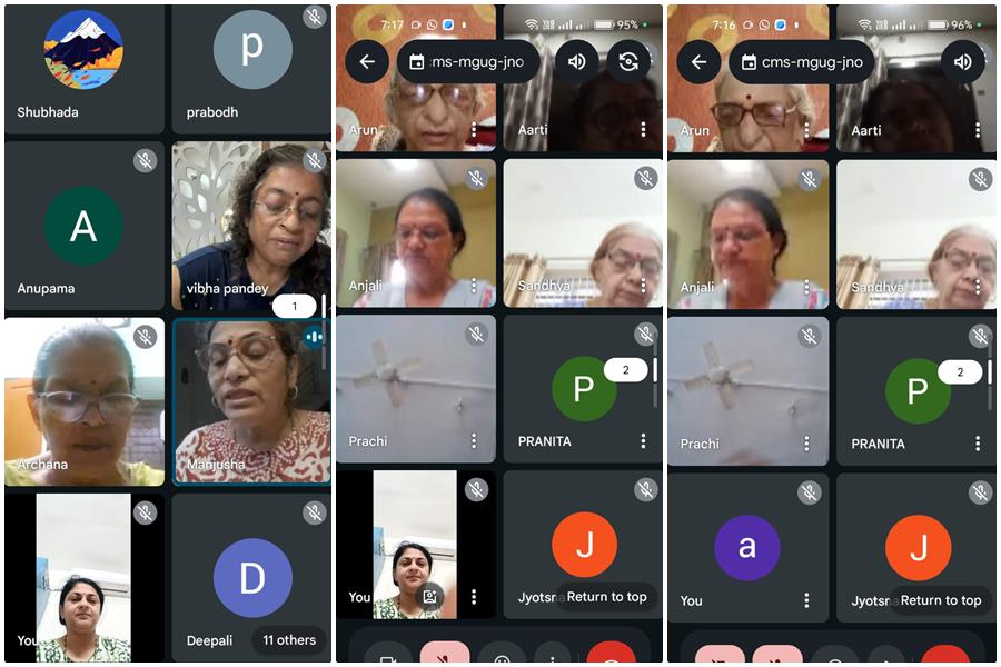 आध्यात्मिक समिति ने एकादशी पर किया विष्णु सहस्त्रनाम का पाठ