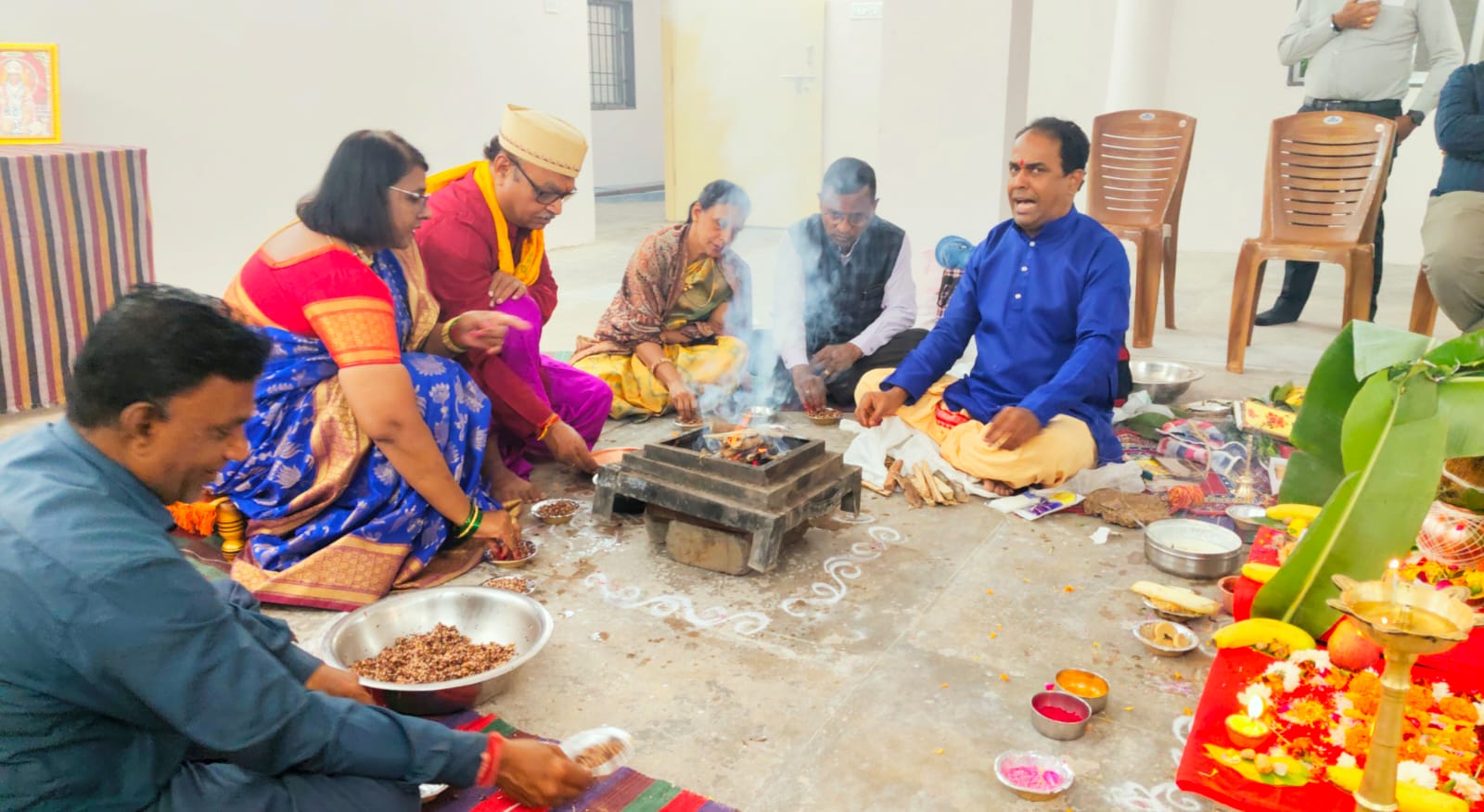 पुनर्निमित दिव्यांग बालिका विकास गृह की विधिवत पूजा