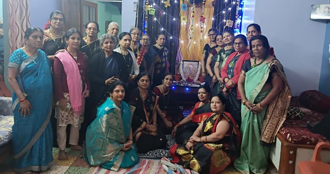 महिला केंद्रों में हुआ रामरक्षा स्तोत्र और हनुमान चालीसा का पाठ