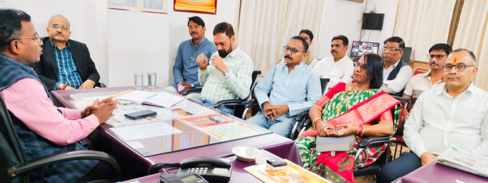 शिवाजी महाराज की गौरव यात्रा की तैयारियों के लिए जुटा सर्वसमाज