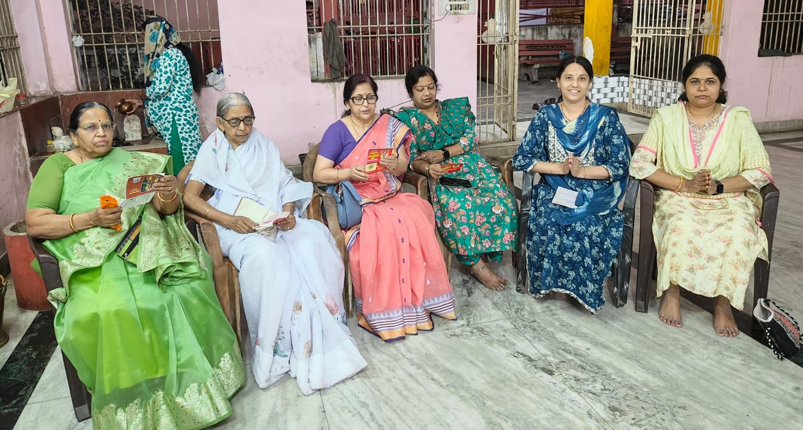मंडल के महिला केंद्रों में हुआ रामरक्षा स्तोत्र और हनुमान चालीसा पाठ