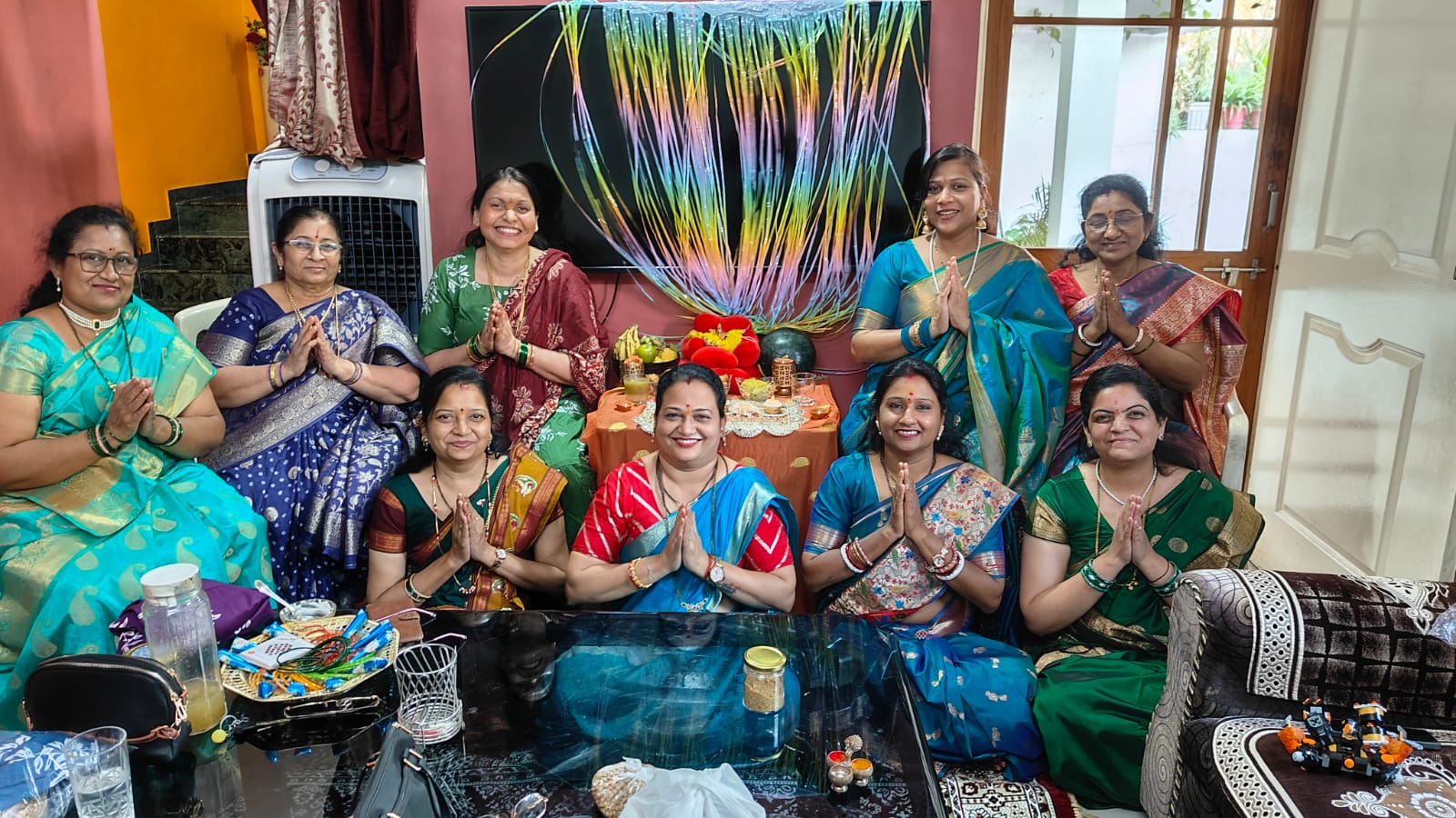 कमल-विहार केंद्र की महिलाओं ने मनाया चैत्र गौरी हल्दी कुंकू