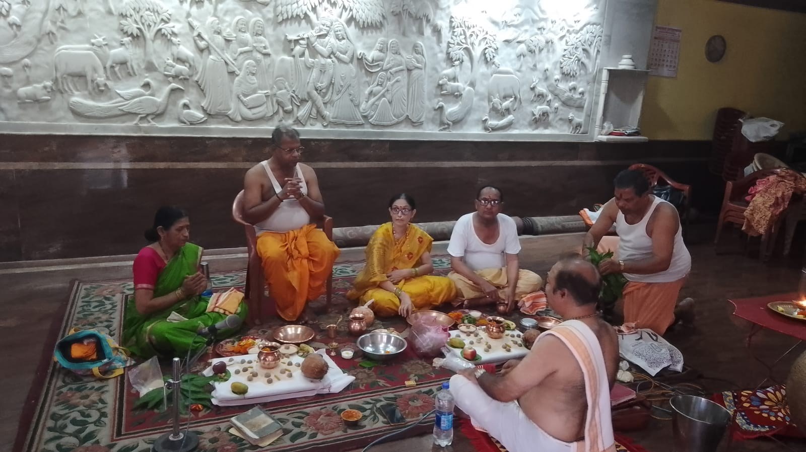अधिक मास पर तात्यापारा स्थित हनुमान मंदिर में हुआ श्री विष्णु यज्ञ