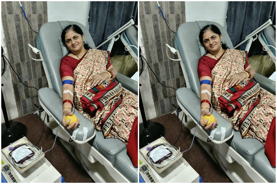 पहुंची थी रक्तदान करने.. फिर एक मरीज का फोन आया तो पहुंची मेकाहारा