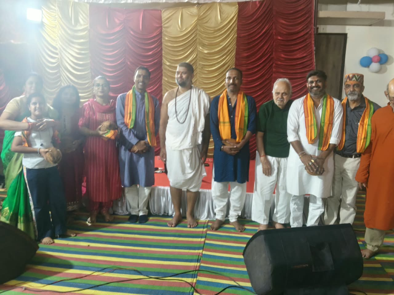  &lsquo;रामा रामा रटते रटते...&rsquo; की धुन पर गूंज उठा भागवत पंडाल