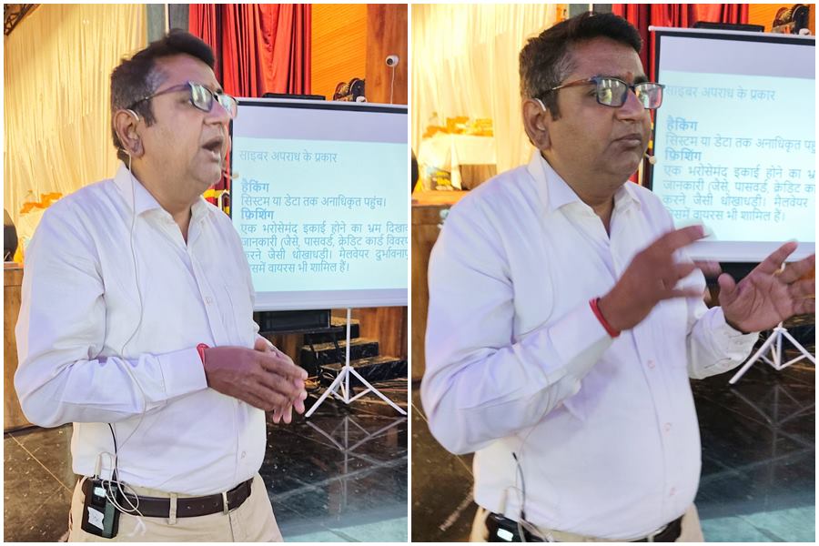 मराठी सोहळा में आईटी विशेषज्ञ परितोष की वर्कशॉप पर वरिष्&zwj;ठ नागरिक भी डिजिटल लेन-देन को लेकर हुए अपडेट
