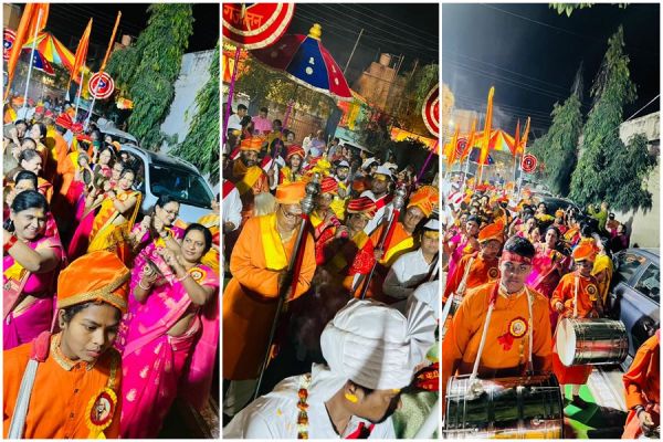 Bilaspur News: संत गजानन महाराज के प्राकट्य उत्सव निकली भव्य पालकी