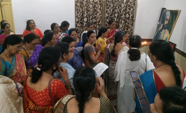 महाराष्ट्र मंडल में हुई शिवाजी महाराज की महाआरती, वरिष्ठ साहित्यकार माधव राव सप्रे जयंती मनाई गई