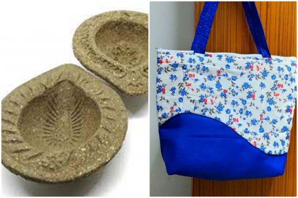  सामाजिक और पारिवारिक कार्यक्रम में गोबर के दीये और कपड़ों की थैलियों का उपयोग करेगा महाराष्ट्र मंडळ