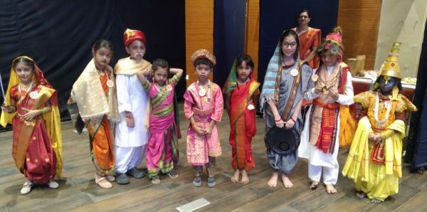 फैंसी ड्रेस स्पर्धा के साथ मराठी सोहला शुरू, रंगोली और तंबोला में भाग लेने के लिए महिलाओं में रही होड़