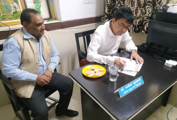  महाराष्ट्र मंडळ में लगा स्वास्थ्य शिविर... बड़ी संख्या में लोगों ने कराई जांच