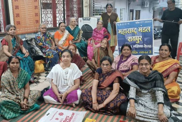  महाराष्ट्र मंडल ने 11-11 बार किया रामरक्षा स्त्रोत, हनुमान चालीसा पाठ