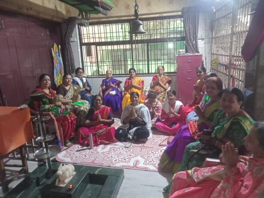 महाराष्ट्र मंडल के आठ महिला केंद्र ने किया राम रक्षा स्त्रोत व हनुमान चालीसा का सामूहिक पाठ