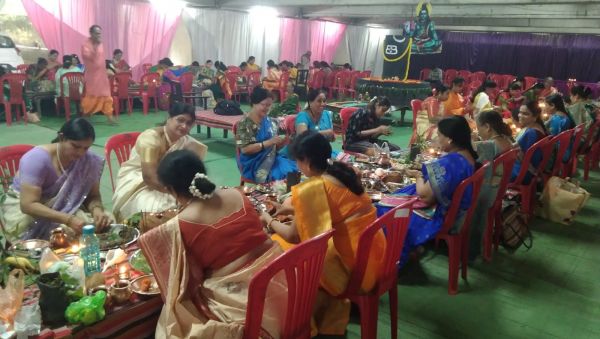  शिव तांडव स्तोत्र के साथ शुरू हुआ पार्थिव शिवलिंग निर्माण और पूजन