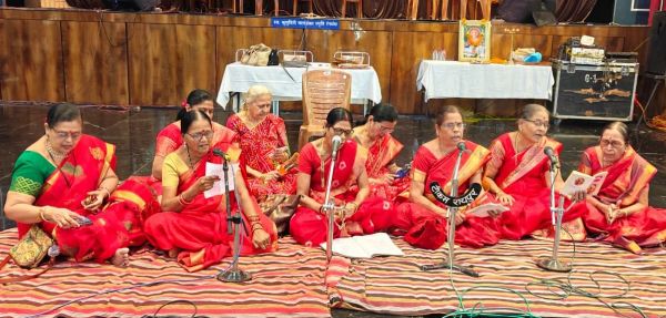 गजानन के साथ हरि और हर की वंदना...  देवी जोगवा पर झूमीं महिलाएं