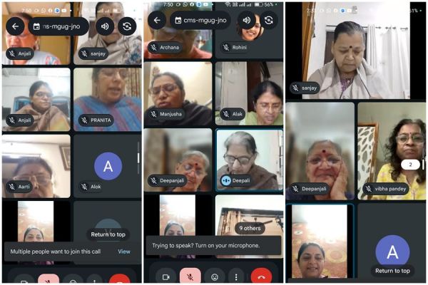 एकादशी पर आध्यात्मिक समिति ने किया विष्णु सहस्त्रनाम  का पाठ