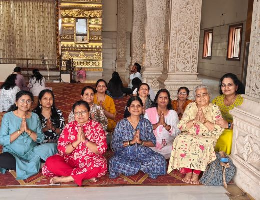 मंडल के महिला केद्रों में हुआ हनुमान चालीसा का पाठ