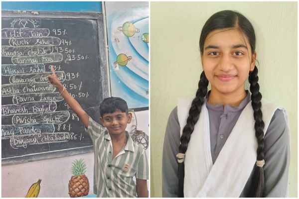 संत ज्ञानेश्वर के दो छात्रों ने 5वीं और 8वीं बोर्ड जिला टाप टेन में बनाई जगह