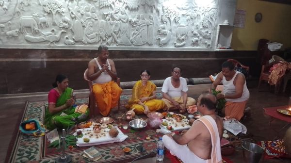 अधिक मास पर तात्यापारा स्थित हनुमान मंदिर में हुआ श्री विष्णु यज्ञ