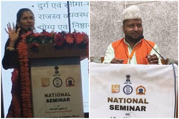जेएनयू दिल्ली में रायपुर की जाधव दंपती ने पढ़ा शिवाजी पर अपना शोध पत्र