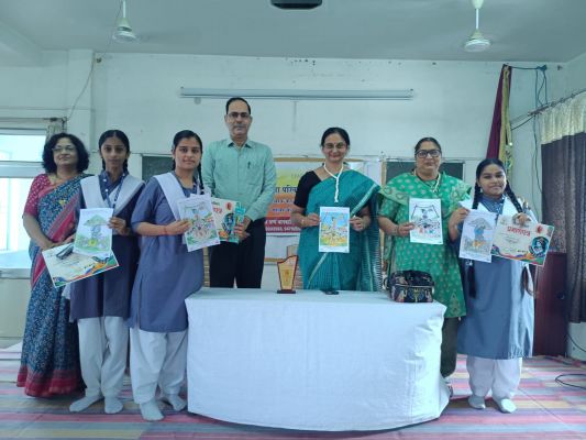 संत ज्ञानेश्वर विद्यालय में जन्माष्टमी पर हुई ड्रॉइंग प्रतियोगिता 