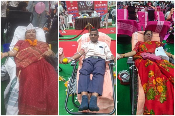 रक्तदान महाकुंभ में महाराष्ट्र मंडल के सभासदों ने भी निभाई सहभागिता