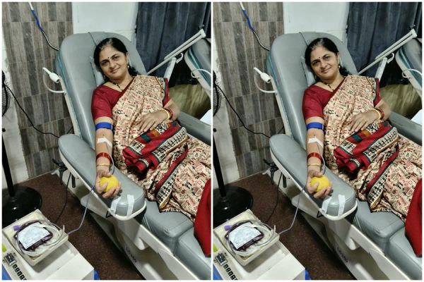 पहुंची थी रक्तदान करने.. फिर एक मरीज का फोन आया तो पहुंची मेकाहारा