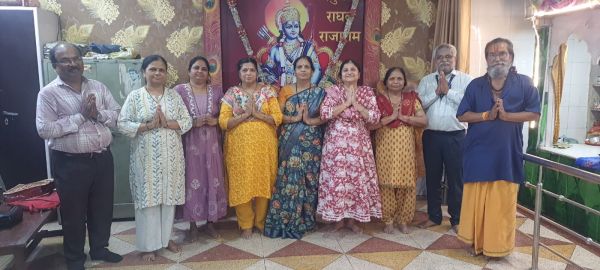 कैप्टन स्मित मच्छार के स्वास्थ्य कामना को लेकर मंडल की महिला केंद्रों में हनुमान चालीसा पाठ