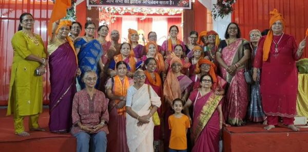 अवंती विहार केंद्र की महिलाओं ने निकाली दुर्गा दौड़