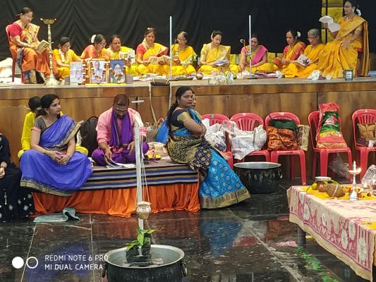 महाराष्ट्र मंडल में हुआ लघु रुद्राभिषेक, देखें तस्वीरें...