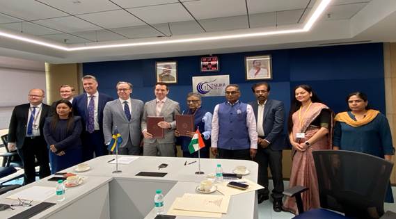 अनुसंधान नेटवर्किंग को बढ़ावा देने भारत और स्वीडन के बीच करार