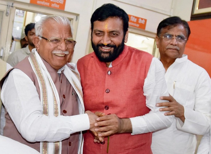 सीएम मनोहर लाल खट्टर के  इस्तीफे के बाद अब नायब सिंह सैनी बने हरियाणा के नए सीएम