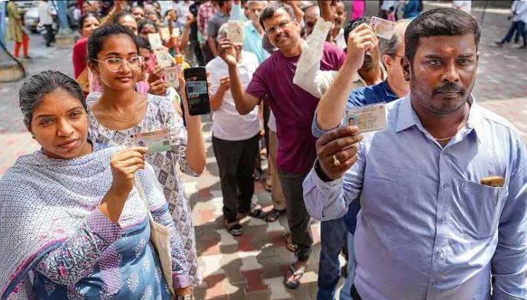 छठे चरण में सुबह 11 बजे तक 25.76% मतदान