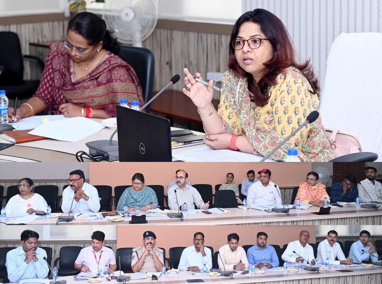 महिला एवं बाल विकास की सचिव शम्मी आबिदी ने ली बैठक, चाईल्ड हेल्पलाईन को प्रभावी बनाने 