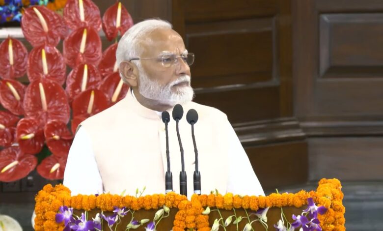 NDA सत्ता प्राप्त करने के लिए कुछ दलों का जमावड़ा नहीं है&hellip; ये Nation-First के प्रति committed एक समूह है! : नरेंद्र मोदी