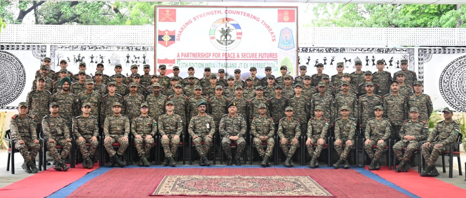 भारत-थाईलैंड संयुक्&zwj;त सैन्&zwj;य अभ्&zwj;यास मैत्री में भाग लेने के लिए भारतीय सेना की टुकड़ी थाईलैंड रवाना