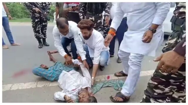 सड़क किनारे तड़प रहे युवक को देखकर काफिला रोका : चिराग पासवान अपने नेक दिल और अच्छे बर्ताव के लिए जाने जाते