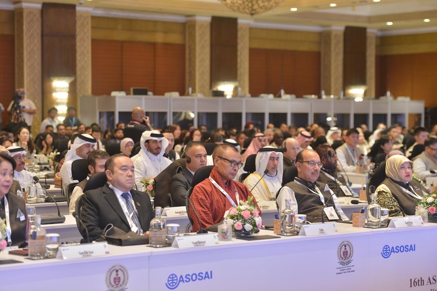 राष्ट्रपति ने 16वें एशियाई संगठन सुप्रीम ऑडिट इंस्टीट्यूशन असेंबली के उद्घाटन समारोह में भाग लिया