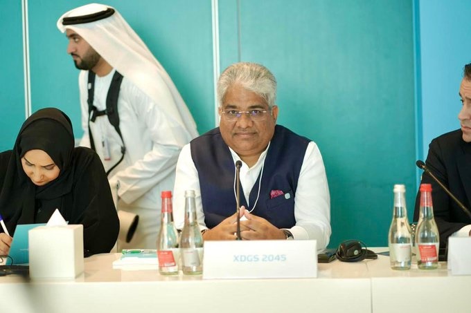 केंद्रीय मंत्री भूपेन्दर यादव ने वर्ल्ड गवर्नमेंट्स समिट 2025 : दुबई में 'एक्सडीजी 2045' मंत्रिस्तरीय गोलमेज सम्मेलन को संबोधित किया