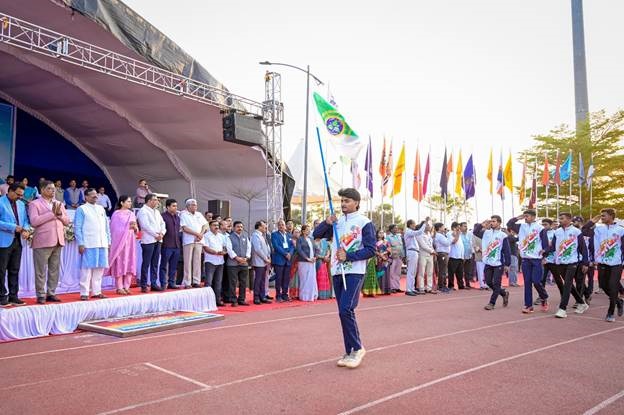 रक्षा निखिल खडसे ने 26वीं महाराष्ट्र राज्य अंतर-विश्वविद्यालय खेल प्रतियोगिता का उद्घाटन किया