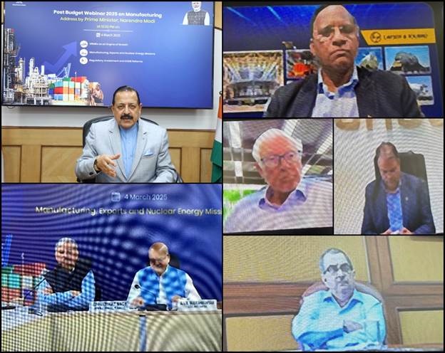 परमाणु ऊर्जा भारत के नेट जीरो लक्ष्य के लिए महत्वपूर्ण है और बड़े विस्तार की योजना है : डॉ. जितेंद्र सिंह