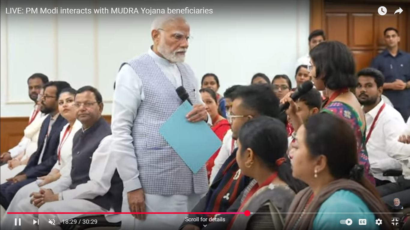 मुद्रा योजना के 10 साल: प्रधानमंत्री मोदी ने कहा- बोल दूंगा इनकम टैक्स वाले नहीं आएंगे