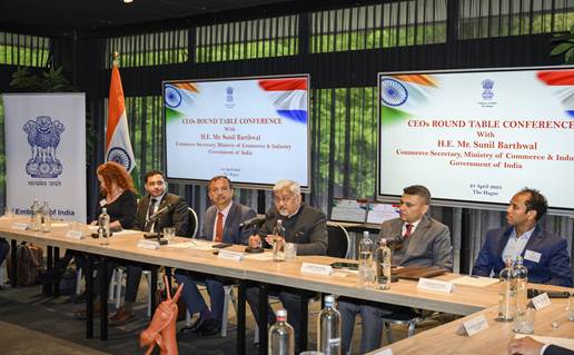 वाणिज्य सचिव ने द्विपक्षीय व्यापार और आर्थिक साझेदारी को मजबूत करने किया नीदरलैंड दौरा 