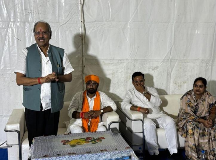 लालगंज में सांसद बृजमोहन अग्रवाल ने चुनावी बैठक ली, संगठन की मजबूती पर दिया जोर